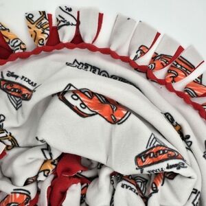 Beautiful Adult Classic Lightning McQueen  Cars Fleece Soft,blanket 54 X 130